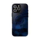 Midnight Essence MagSafe iPhone Case iPhone 16 Pro Max Glossy - Hawaiian Midnight Navy Polynesian Tribal Design - The Local Banyan