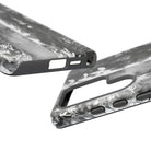 Monochrome Oasis Tough Samsung Galaxy Case Side View - Dual Layer Drop Protection Hawaiian Phone Case - The Local Banyan