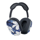 Eternal Blue Plumeria AirPods Max Protective Case Cover Headphone Accessories The Local Banyan