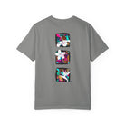 Pineapple Blossom Garment Dyed Tee Topaz Blue 4XL The Local Banyan