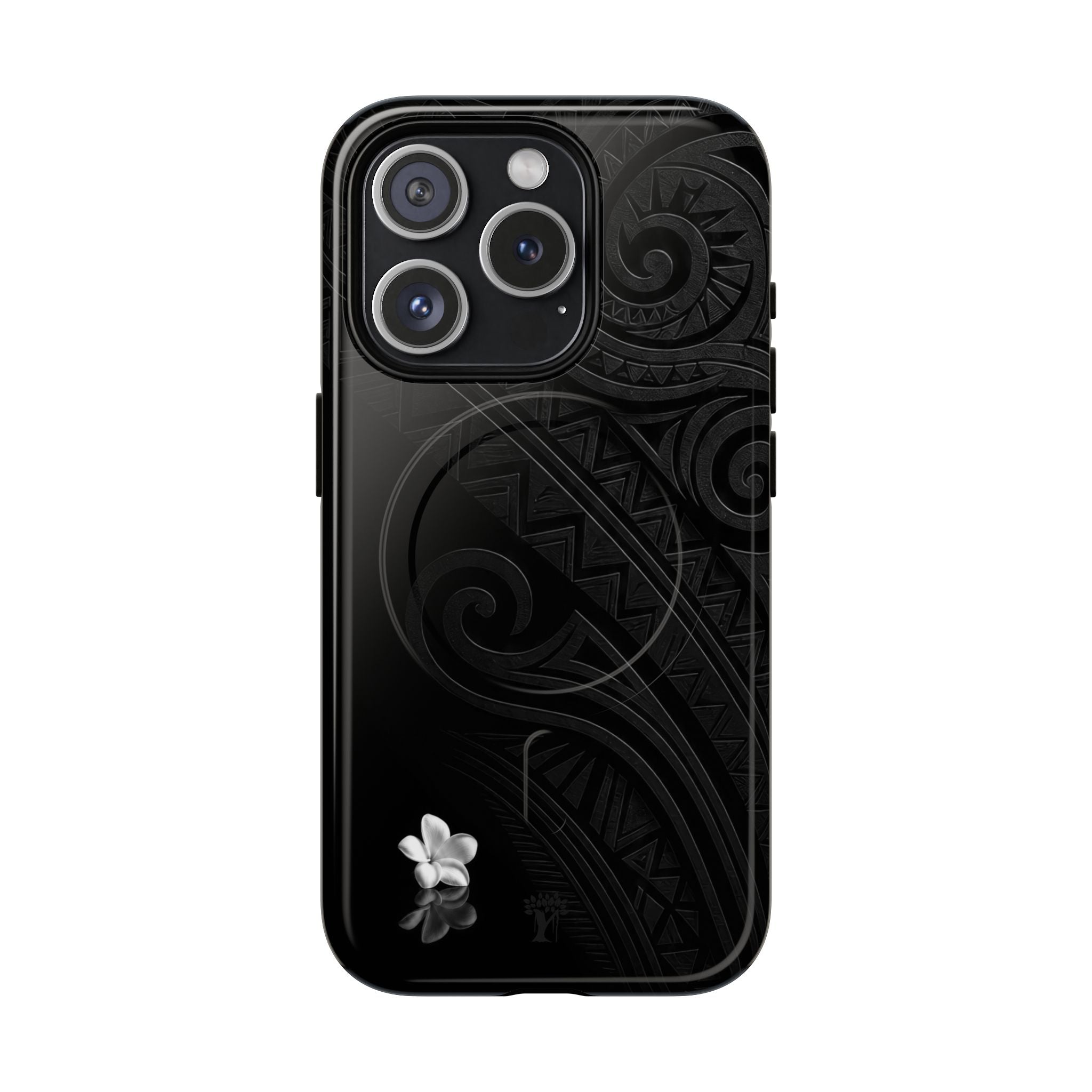 Plumeria Aka Magnetic Case for iPhone iPhone 15 Pro Glossy The Local Banyan