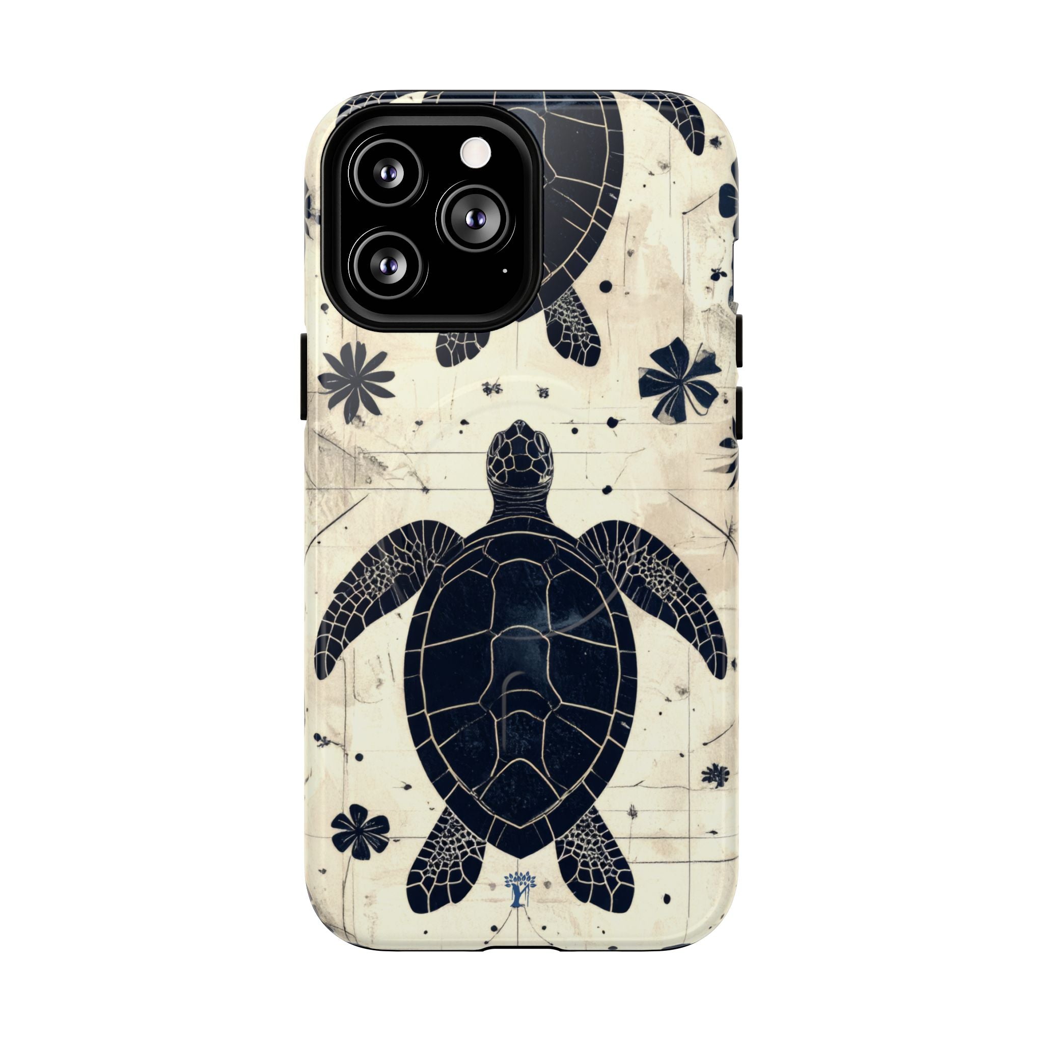 Tapa Keʻa Honu Magnetic Case for iPhone iPhone 13 Pro Max Glossy The Local Banyan