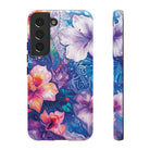 Aloha Wai Tough Samsung Galaxy Case Samsung Galaxy S22 Matte - Hawaiian Aloha Tropical Floral Design - The Local Banyan