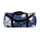 Eternal Blue Plumeria Barrel Duffel Bag Duffels The Local Banyan Large