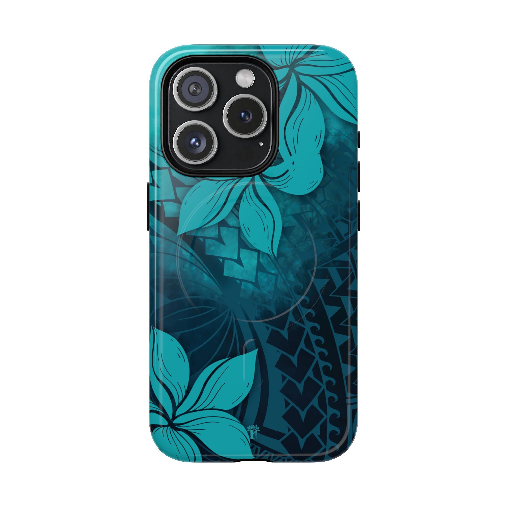 Moana Bloom Magnetic Case for iPhone iPhone 15 Pro Glossy The Local Banyan
