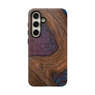 Rooted Tough Samsung Galaxy Case Detail View - Hawaiian Koa Wood Island Strength Tribal Design Close Up - The Local Banyan