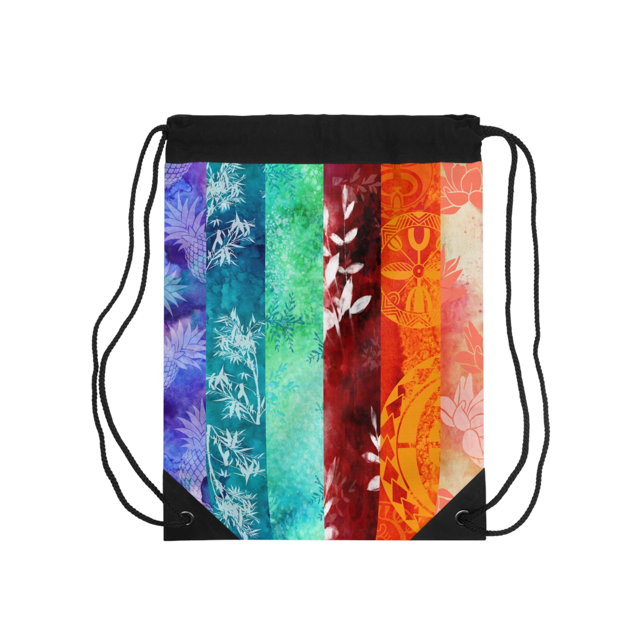 Island Vibes Drawstring Cinch Bag Backpack The Local Banyan One size