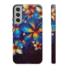 Nohea Twilight Tough Samsung Galaxy Case Side View - Dual Layer Drop Protection Hawaiian Phone Case - The Local Banyan