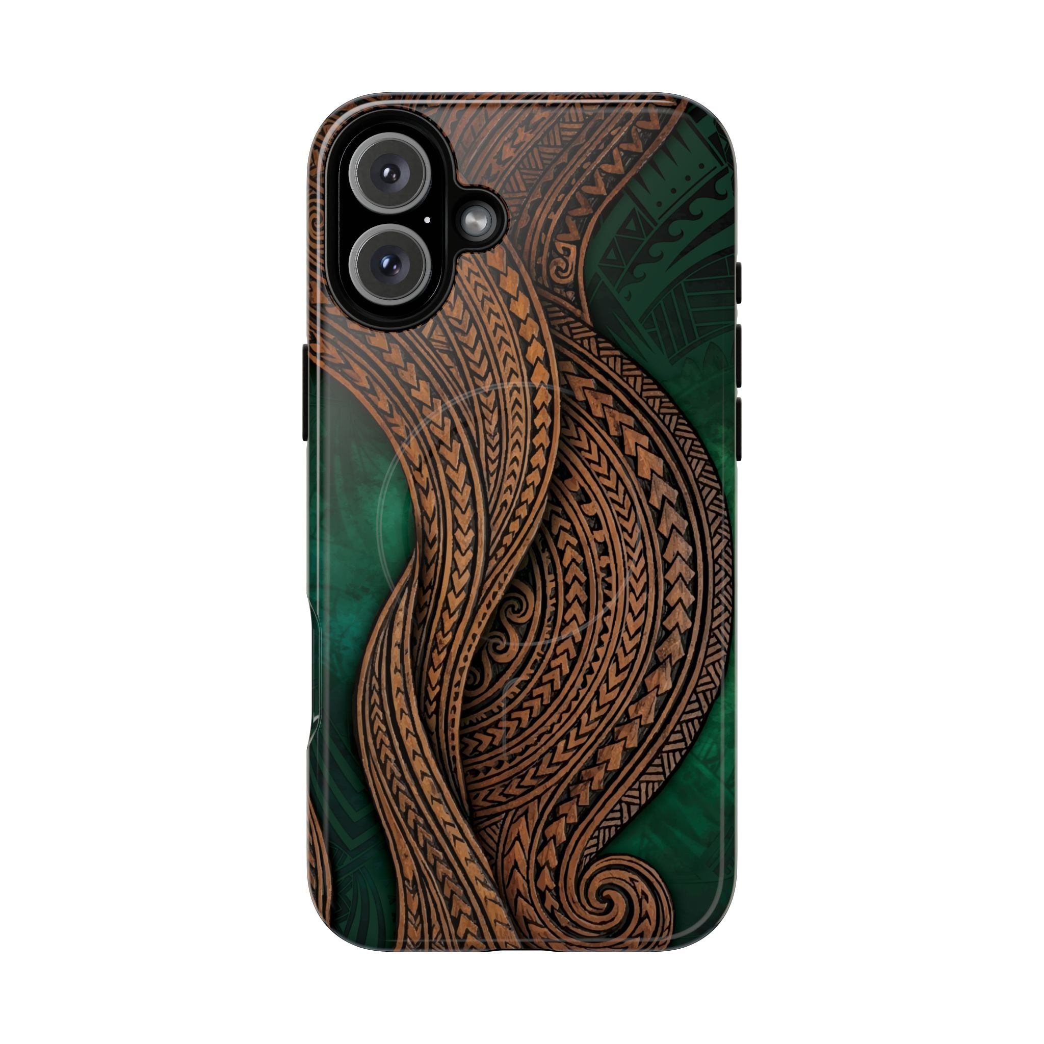 Island Kalai MagSafe iPhone Case Side View - Dual Layer Drop Protection Hawaiian Phone Case - The Local Banyan