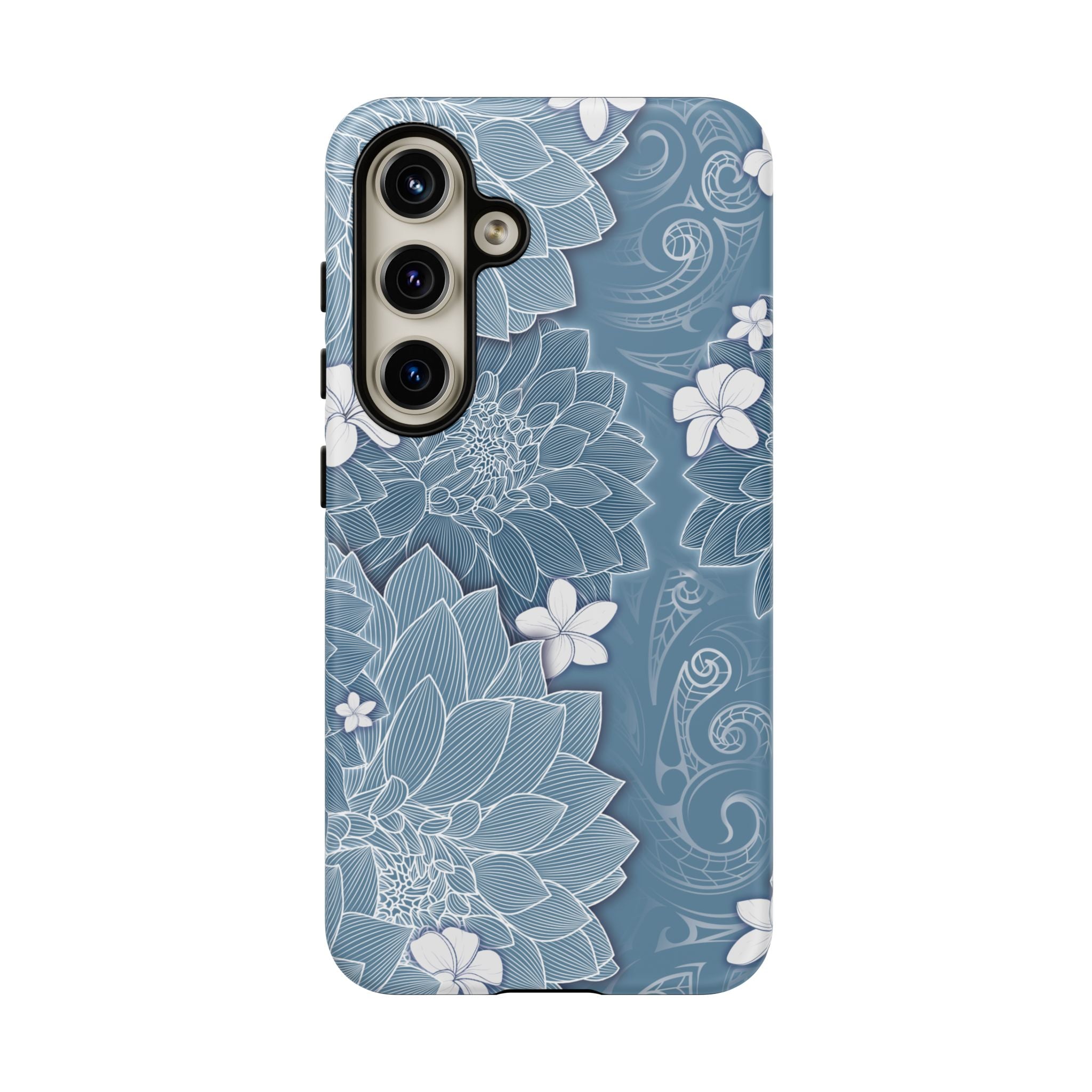 Pua La Tough Samsung Galaxy Case Side View - Dual Layer Drop Protection Hawaiian Phone Case - The Local Banyan