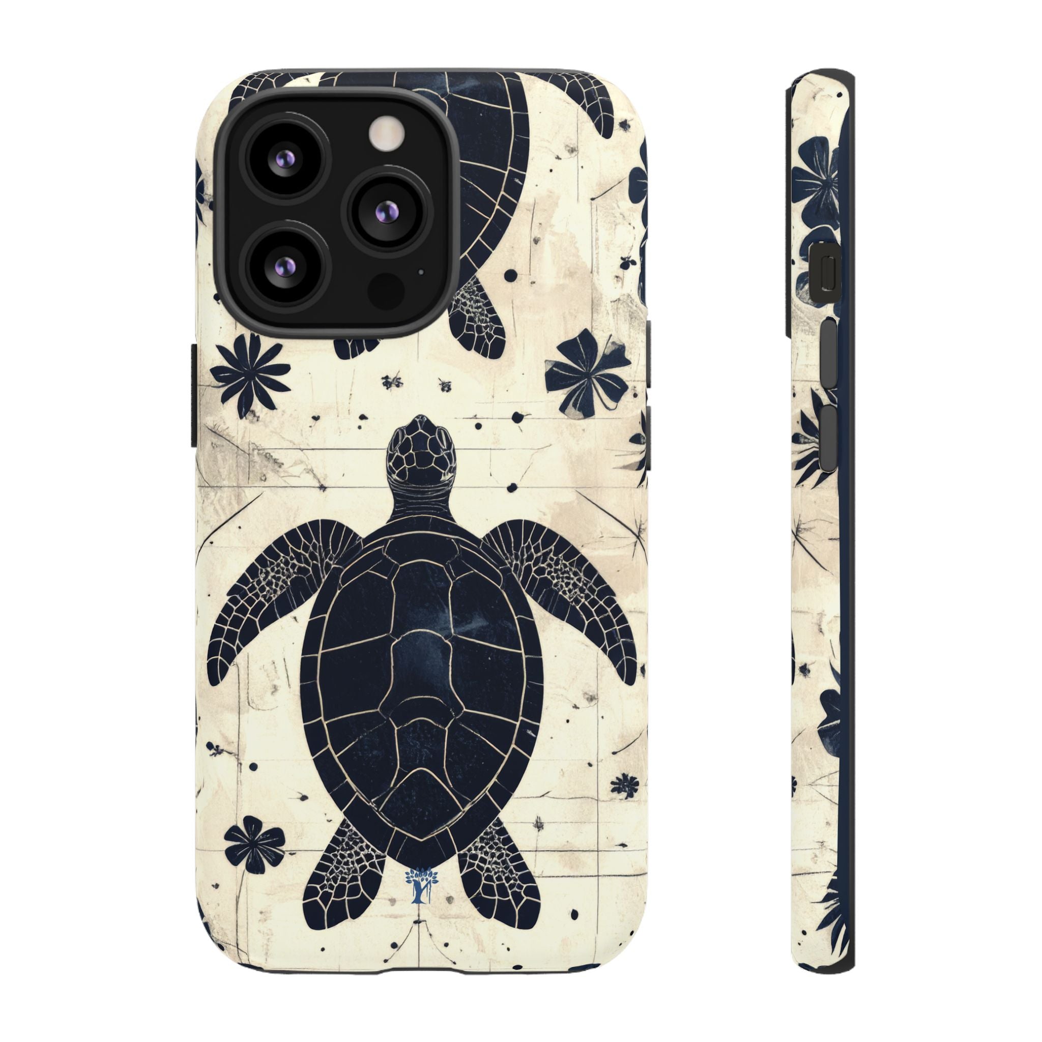 Tapa Keʻa Honu Tough Case for iPhone iPhone 13 Pro Matte The Local Banyan