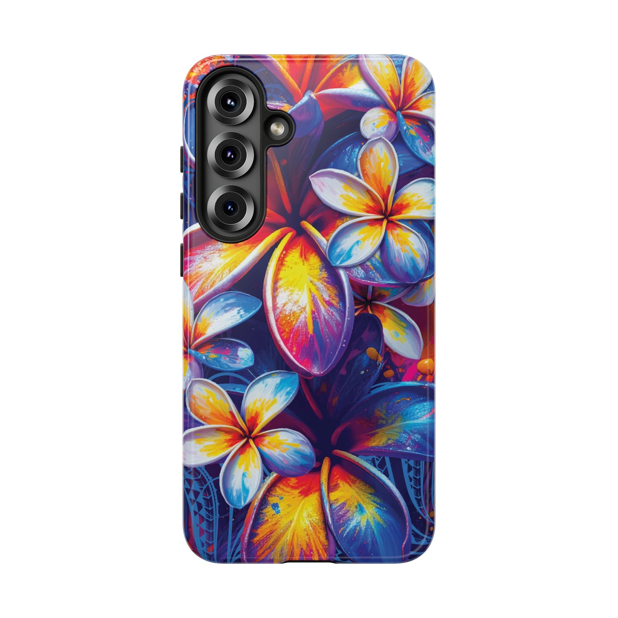 Sunset Ink Tough Samsung Galaxy Case Side View - Dual Layer Drop Protection Hawaiian Phone Case - The Local Banyan