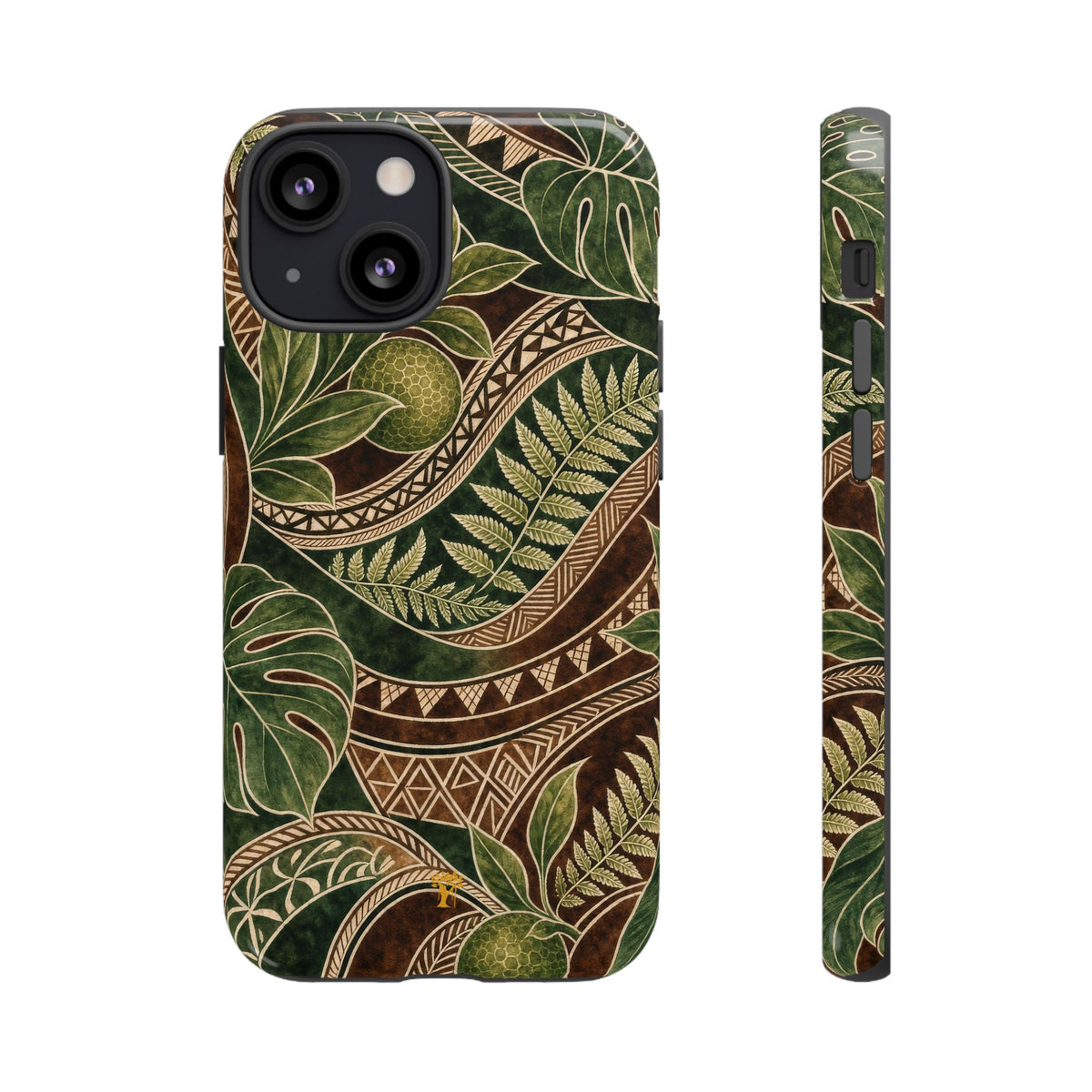 Tapa Honua Tough Case for iPhone iPhone 13 Mini Glossy The Local Banyan