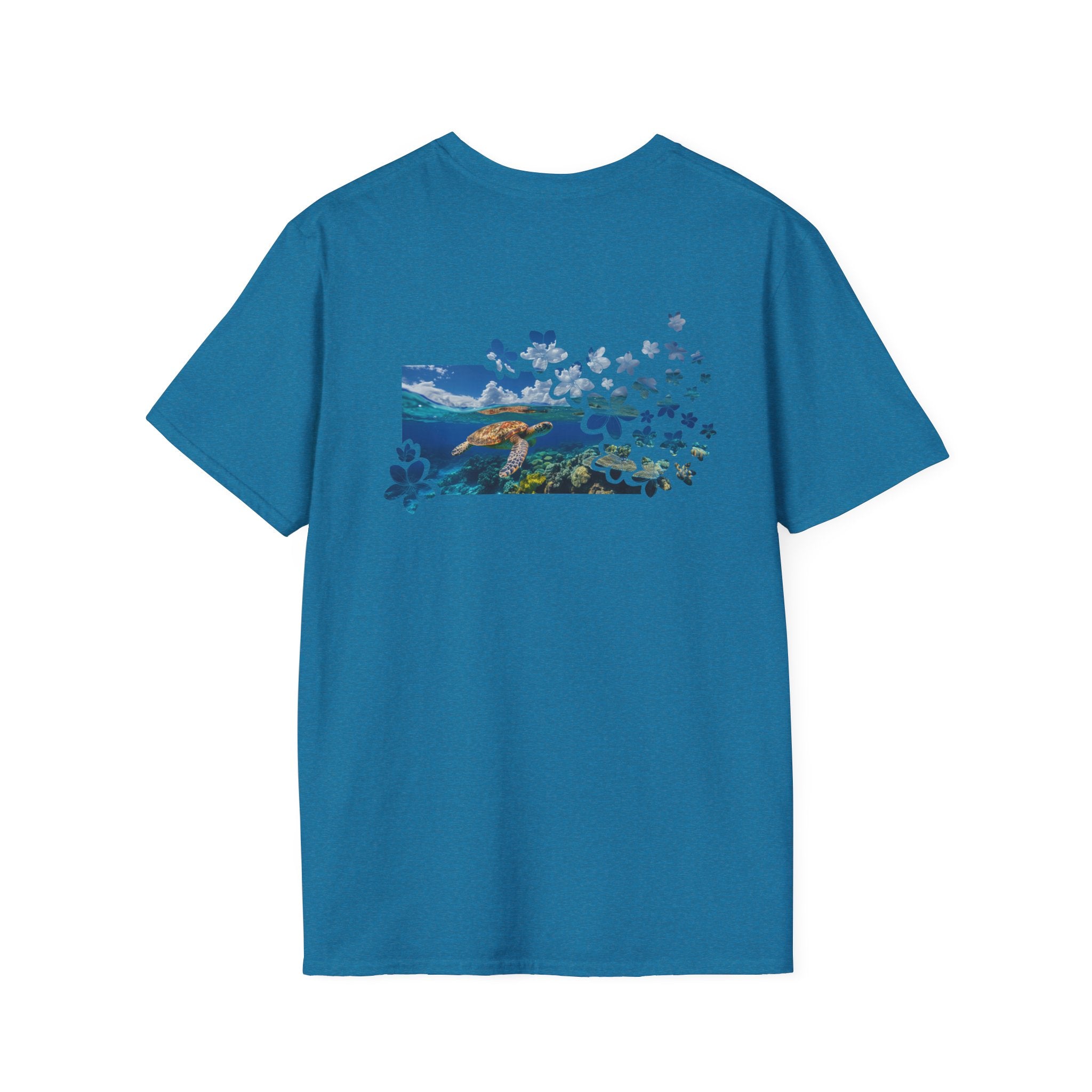 Turtle's Tranquility Paradise Soft Style Tee T-Shirt