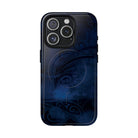 Midnight Essence MagSafe iPhone Case iPhone 15 Pro Glossy - Hawaiian Midnight Navy Polynesian Tribal Design - The Local Banyan