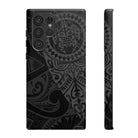 Tribal Guardian Tough Samsung Galaxy Case Side View - Dual Layer Drop Protection Hawaiian Phone Case - The Local Banyan