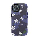 Vintage Blue Magnetic Tough Case for iPhone Phone Case The Local Banyan iPhone 15 Matte