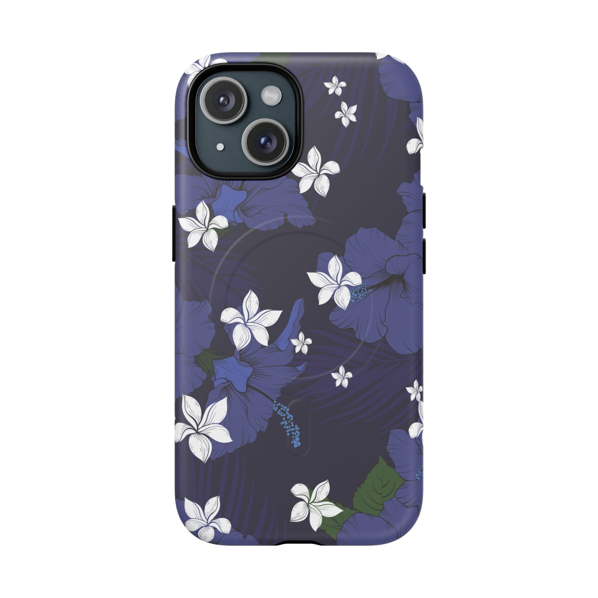 Vintage Blue Magnetic Tough Case for iPhone Phone Case The Local Banyan iPhone 15 Matte