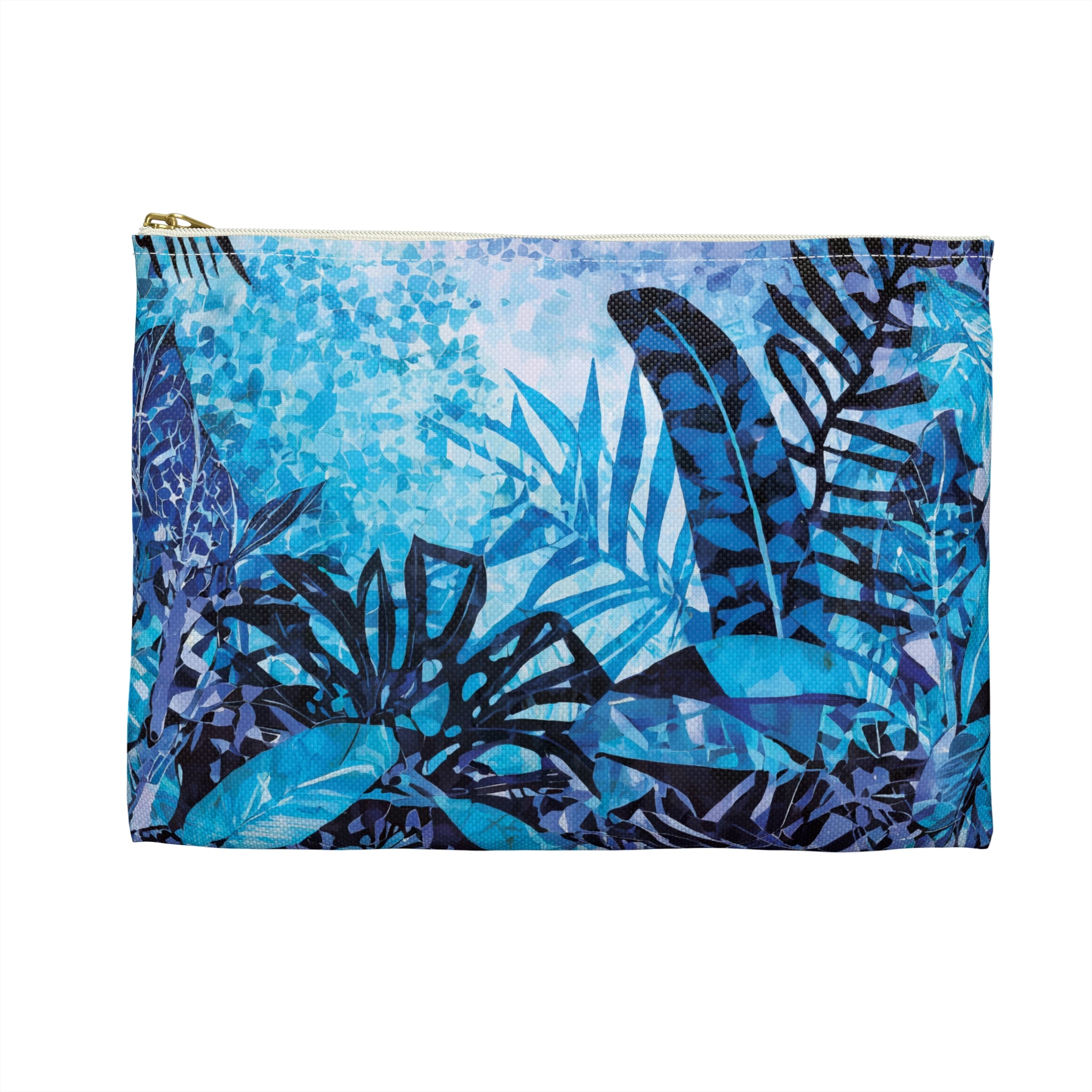 Blue Nahele Jungle Travel Pouch Bag Pouches The Local Banyan