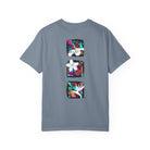 Pineapple Blossom Garment Dyed Tee Topaz Blue 4XL The Local Banyan