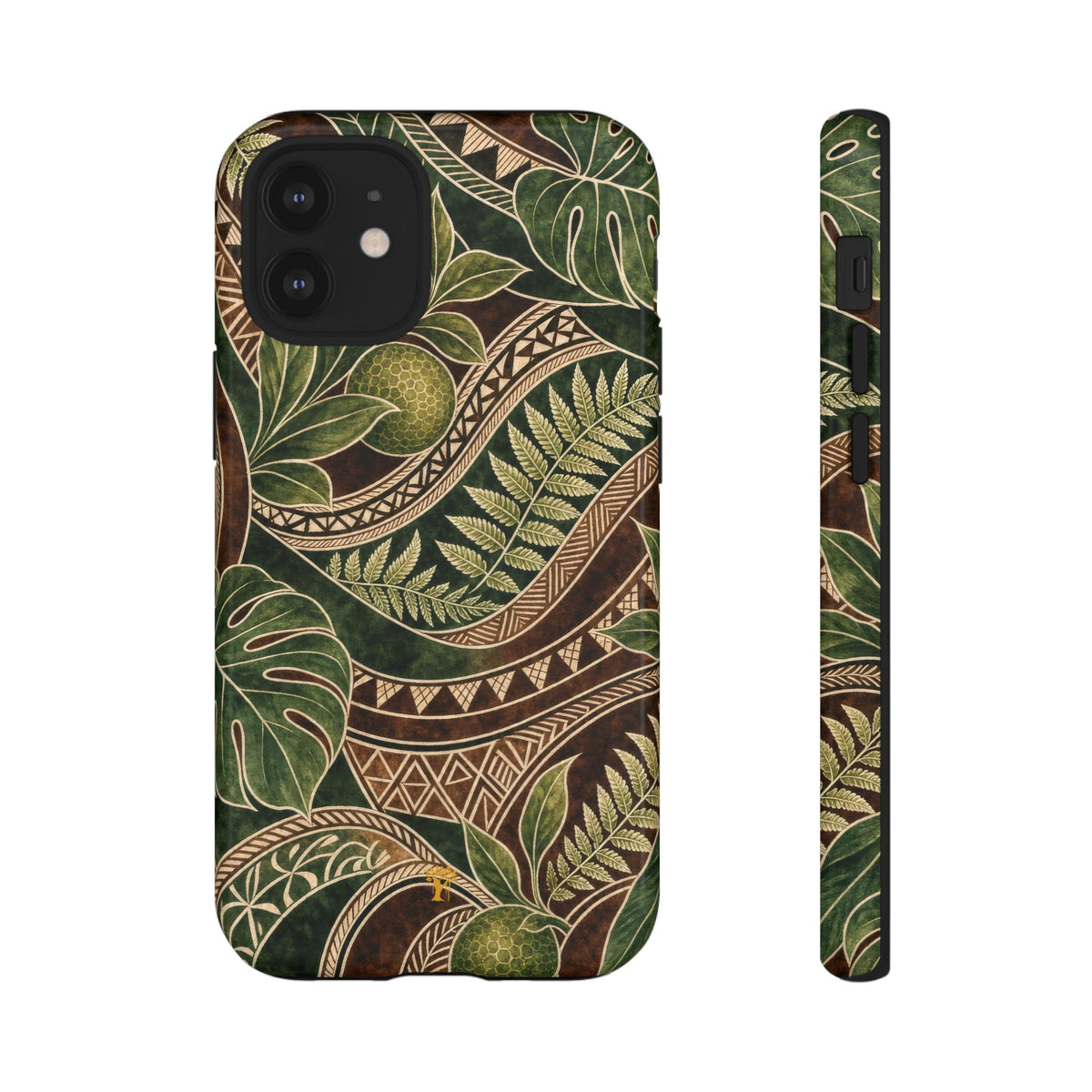 Tapa Honua Tough Case for iPhone iPhone 12 Mini Glossy The Local Banyan