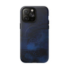 Midnight Essence MagSafe iPhone Case iPhone 14 Pro Max Matte - Hawaiian Midnight Navy Polynesian Tribal Design - The Local Banyan