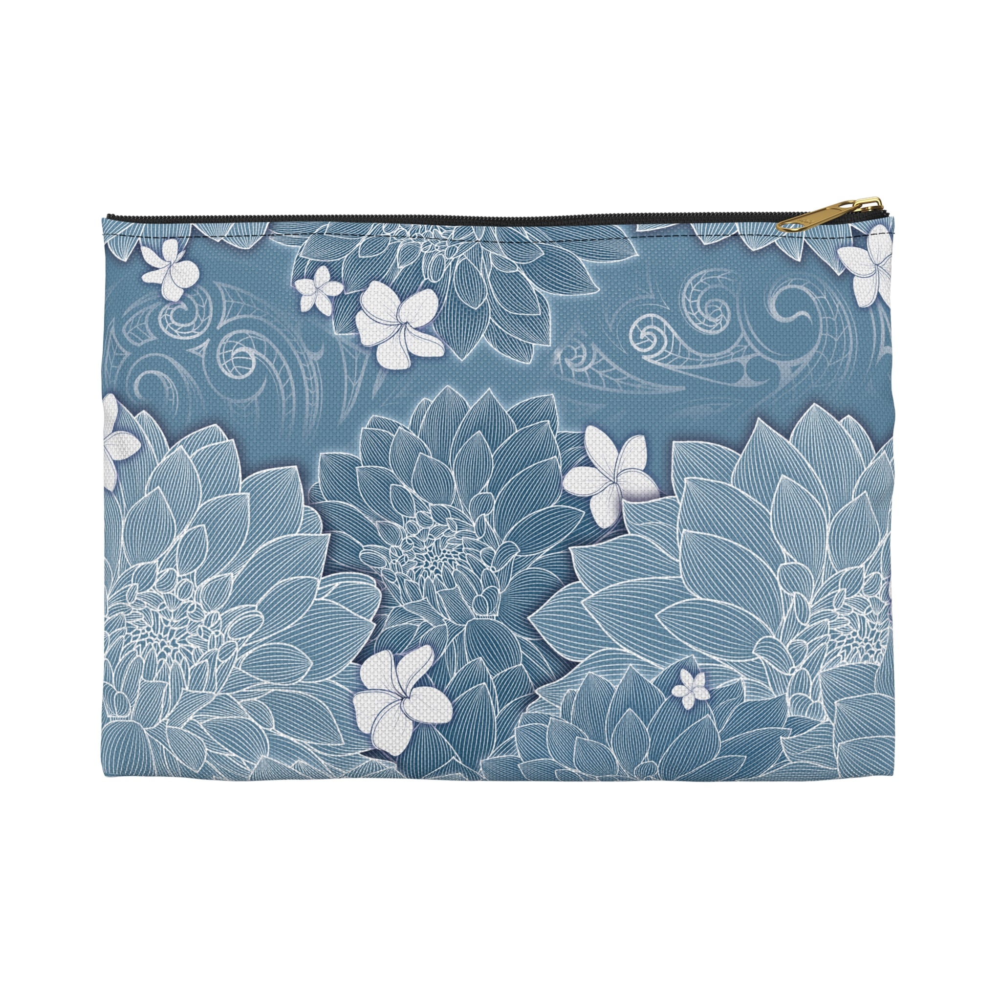 Pua Lani Travel Pouch Pouches The Local Banyan Small Black zipper