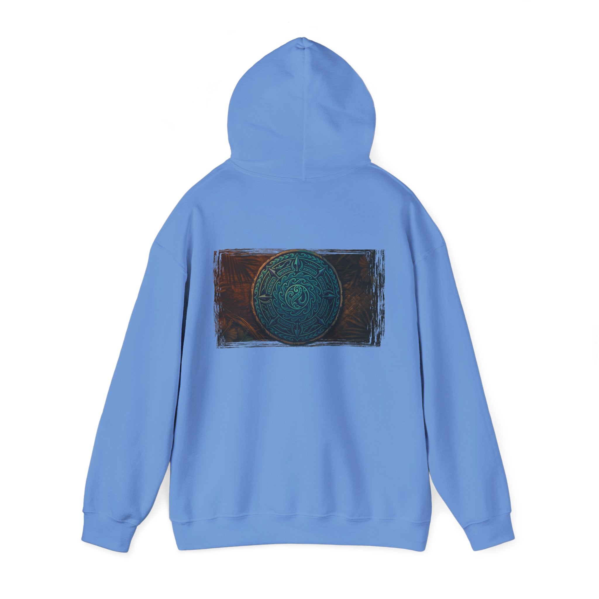Makau Mana Heavy Blended Hooded Sweatshirt Carolina Blue S The Local Banyan