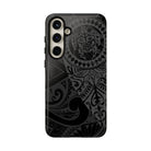 Tribal Guardian Tough Samsung Galaxy Case Side View - Dual Layer Drop Protection Hawaiian Phone Case - The Local Banyan