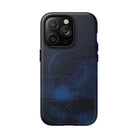 Midnight Essence MagSafe iPhone Case iPhone 14 Pro Matte - Hawaiian Midnight Navy Polynesian Tribal Design - The Local Banyan