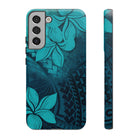 Moana Bloom Tough Samsung Galaxy Case Side View - Dual Layer Drop Protection Hawaiian Phone Case - The Local Banyan
