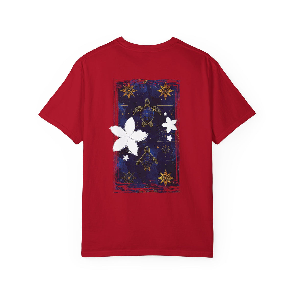Tapa Hōkū Honu Soft Style Tee Red S The Local Banyan