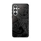 Tribal Guardian Tough Samsung Galaxy Case Side View - Dual Layer Drop Protection Hawaiian Phone Case - The Local Banyan