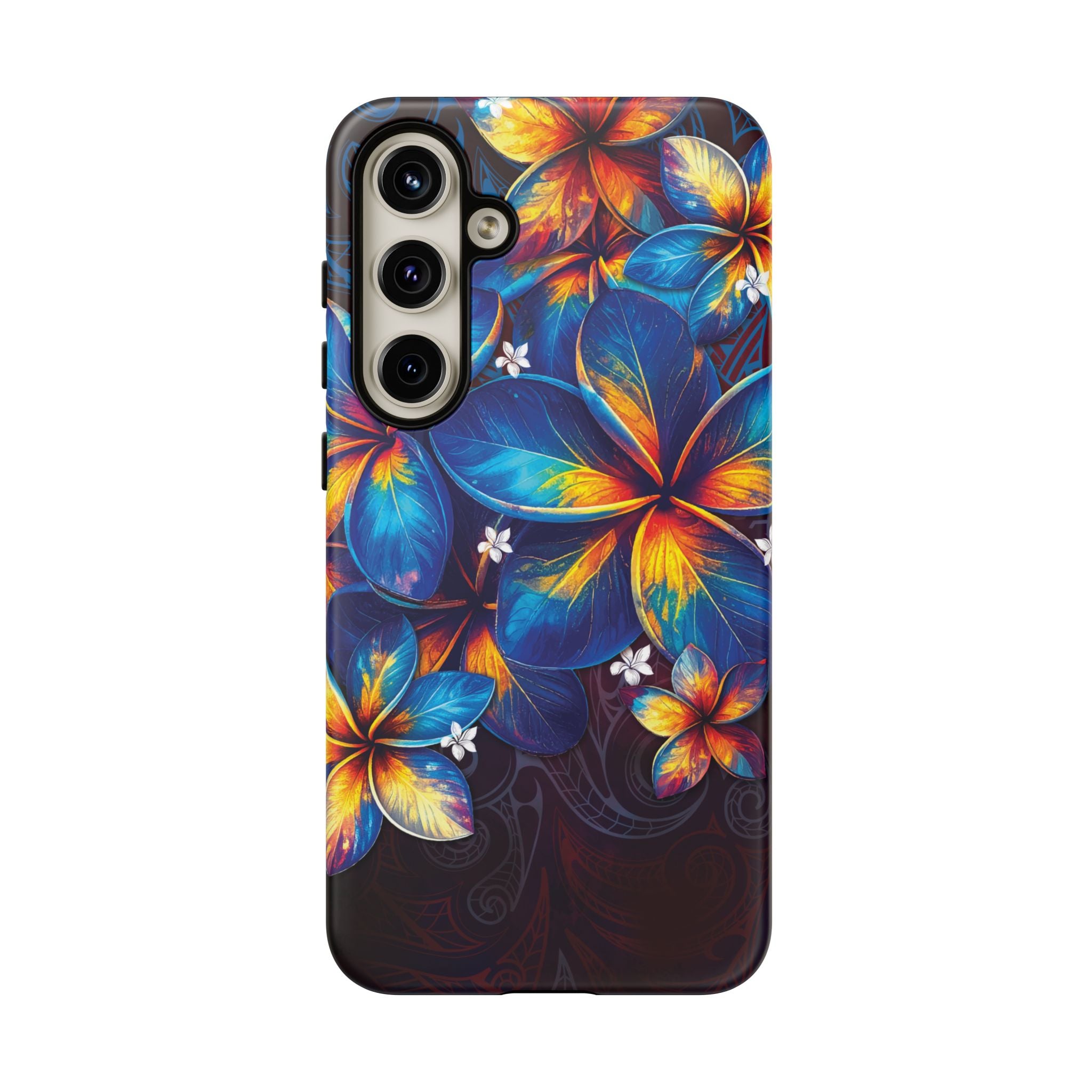 Nohea Twilight Tough Samsung Galaxy Case Side View - Dual Layer Drop Protection Hawaiian Phone Case - The Local Banyan