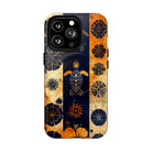 Tapa Pua Lehua Honu Magnetic Case for iPhone iPhone 13 Pro Glossy The Local Banyan