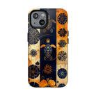 Tapa Pua Lehua Honu Magnetic Case for iPhone iPhone 14 Glossy The Local Banyan