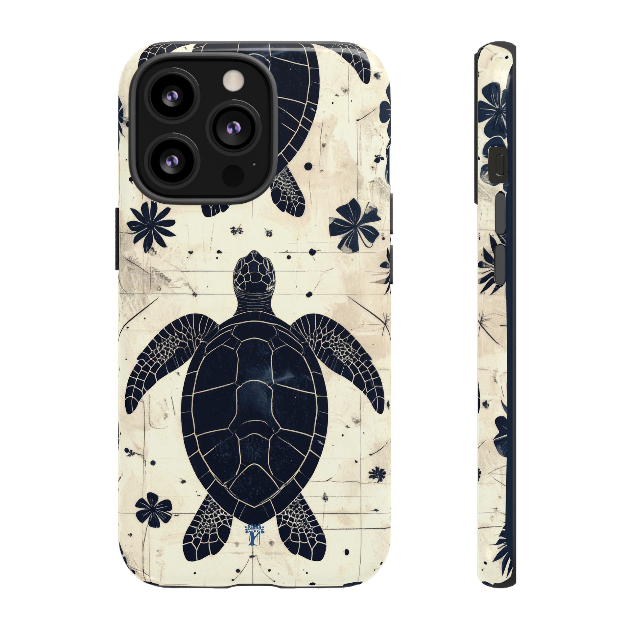 Tapa Keʻa Honu Tough Case for iPhone iPhone 13 Pro Glossy The Local Banyan