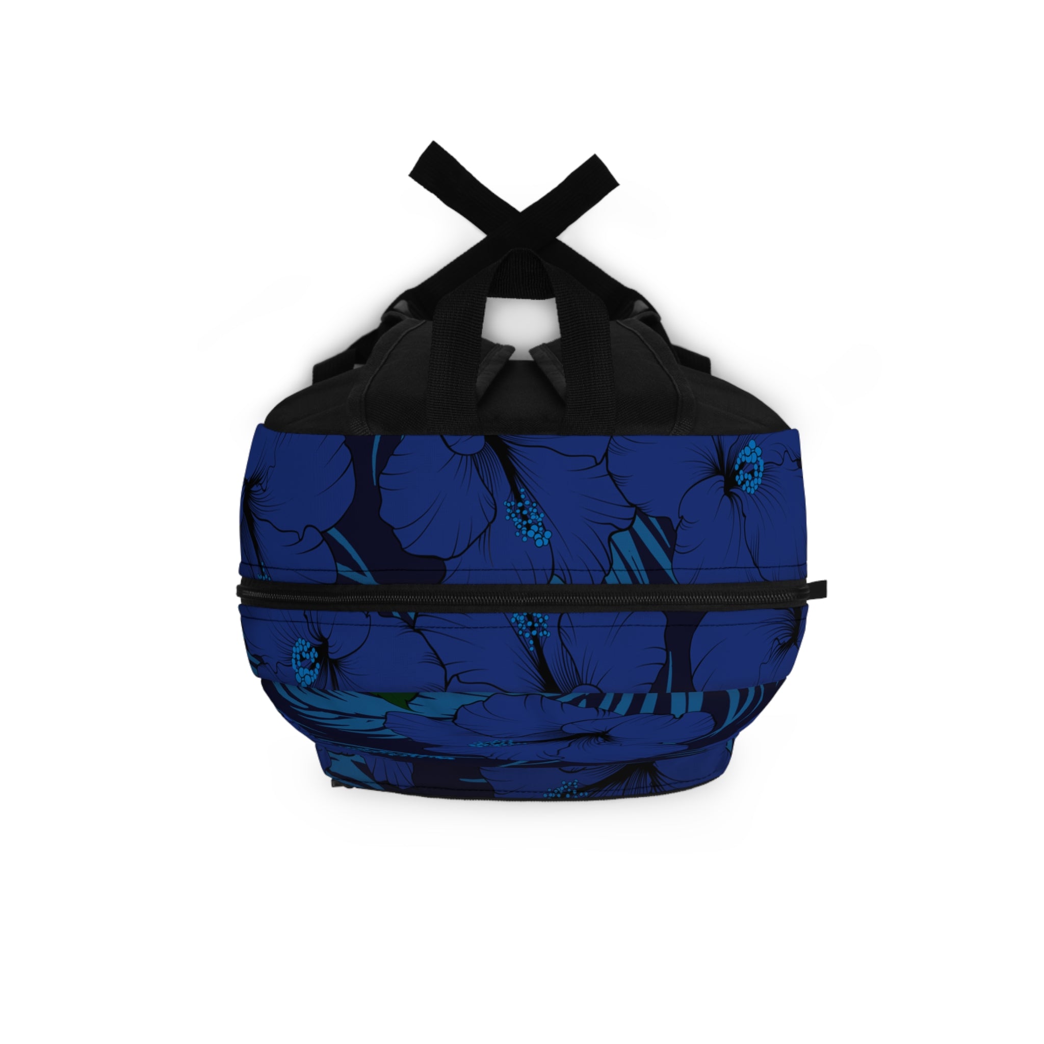 Deep Blue Hibiscus Lightweight Backpack Backpack The Local Banyan