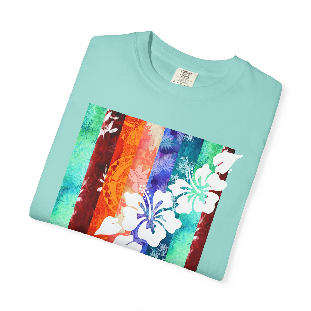 Tropical Vibes Soft Style Tee Red S The Local Banyan