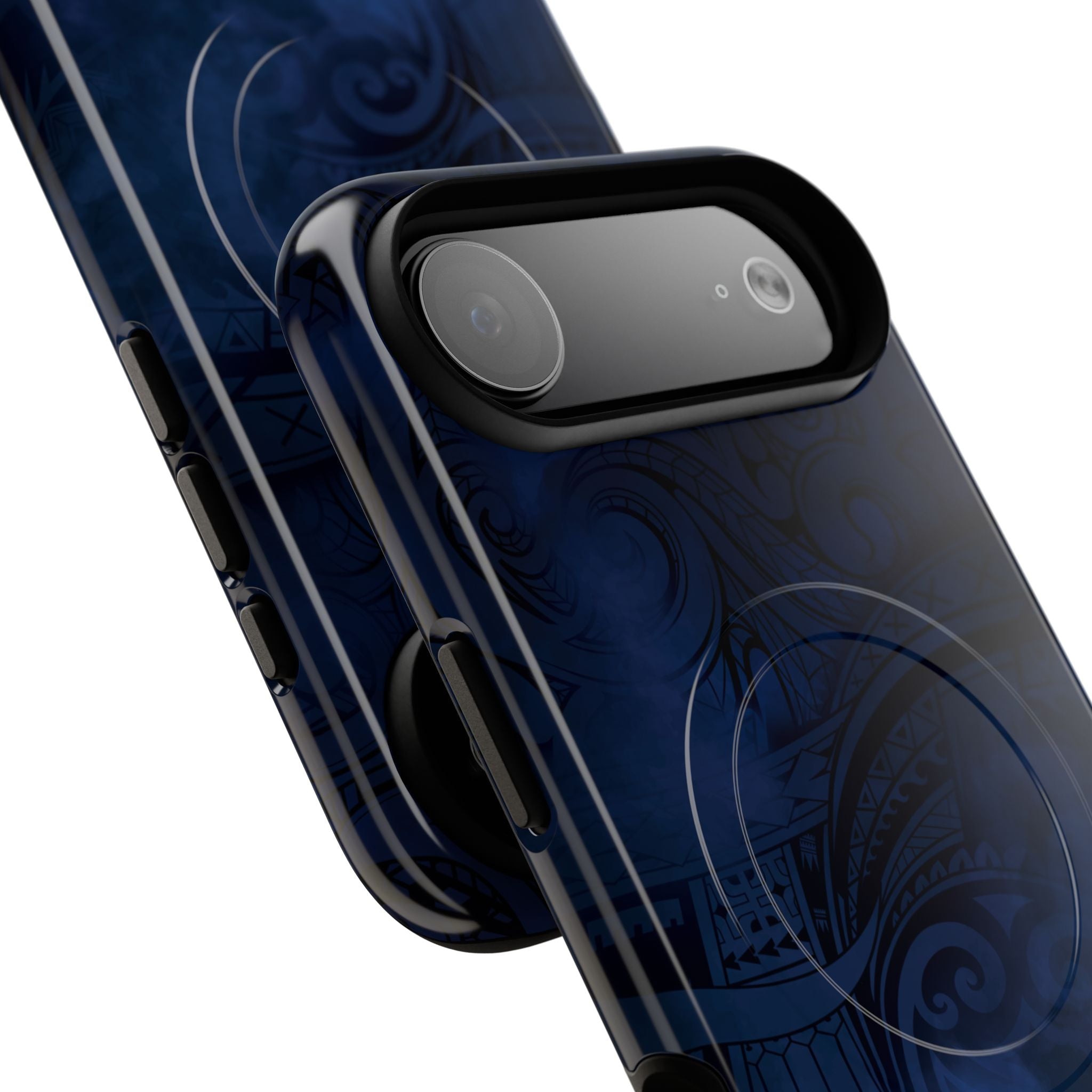 Midnight Essence MagSafe iPhone Case Side View - Dual Layer Drop Protection Hawaiian Phone Case - The Local Banyan
