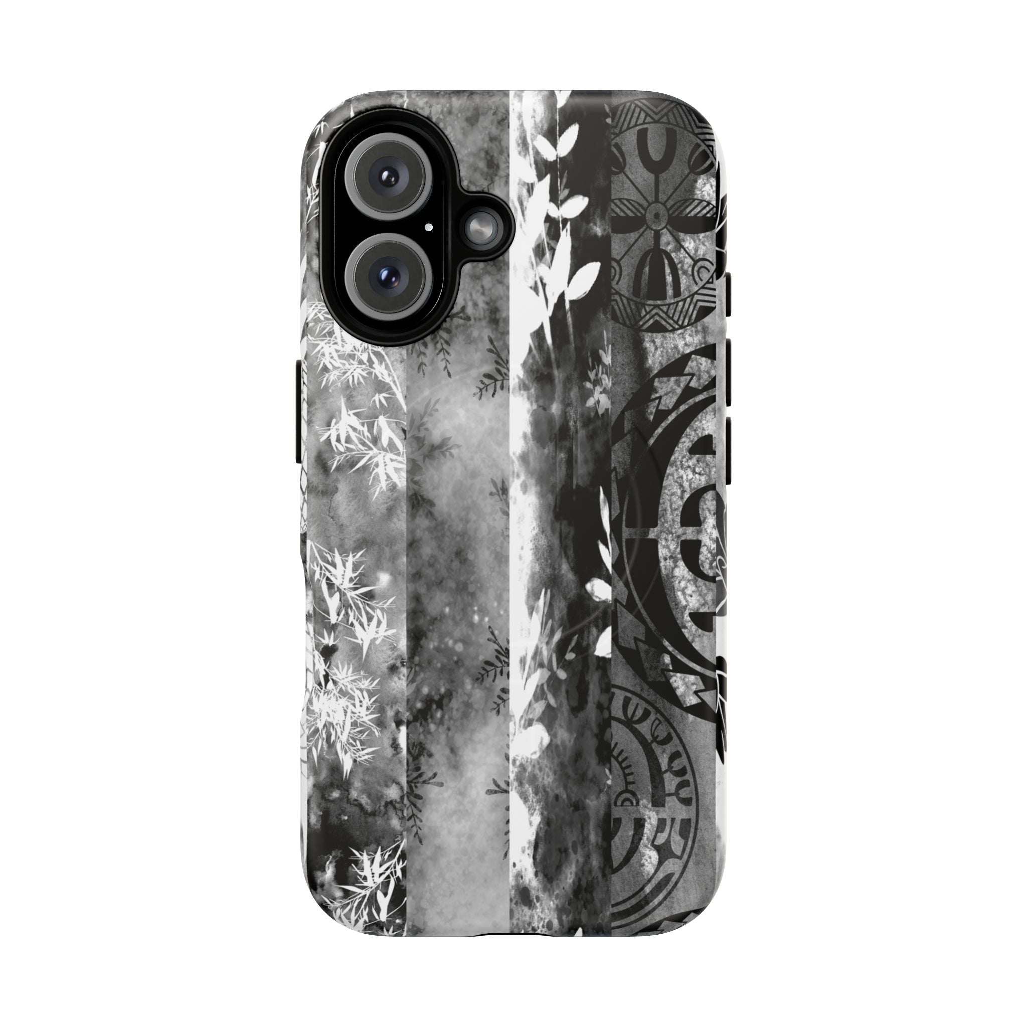 Monochrome Oasis Magnetic Case for iPhone Phone Case The Local Banyan iPhone 16 Matte