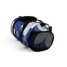 Eternal Blue Plumeria Barrel Duffel Bag Duffels The Local Banyan