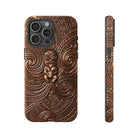 Paa Guardian Tough iPhone Case Side View - Dual Layer Drop Protection Hawaiian Phone Case - The Local Banyan