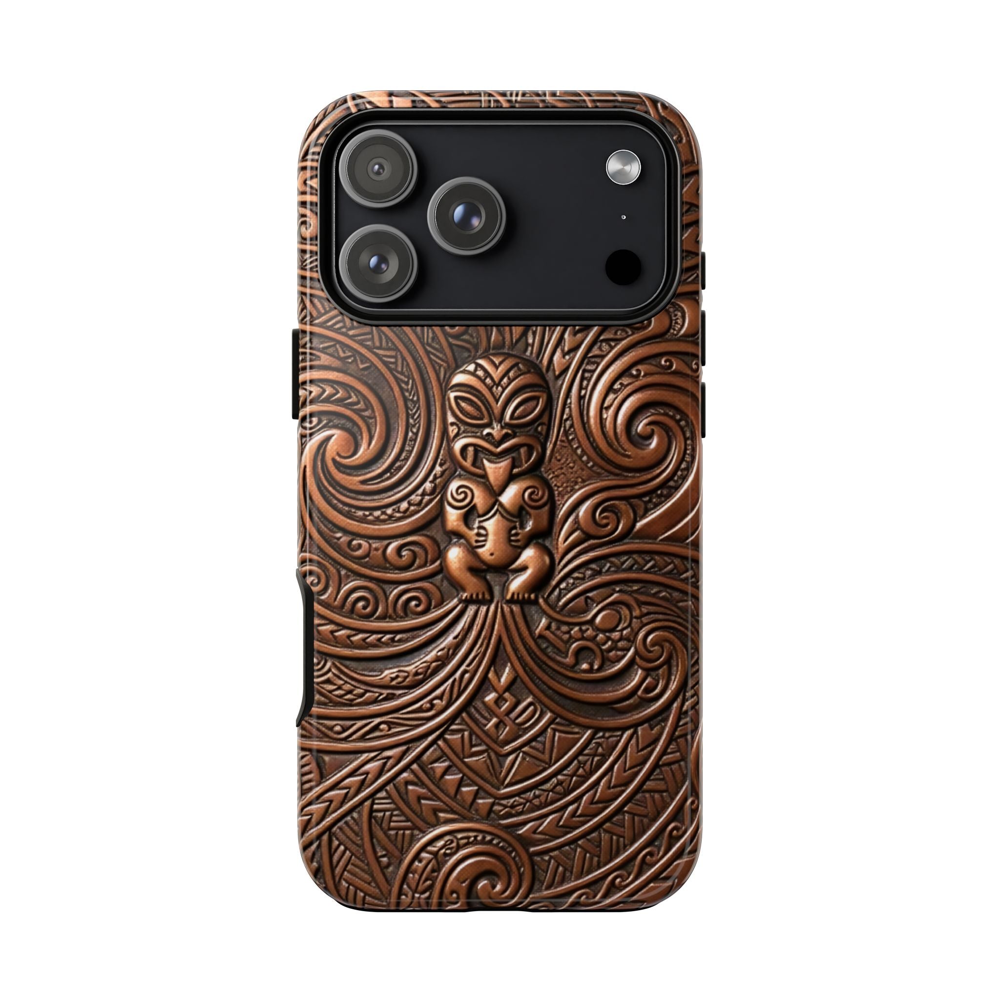 Paa Guardian Tough iPhone Case Side View - Dual Layer Drop Protection Hawaiian Phone Case - The Local Banyan