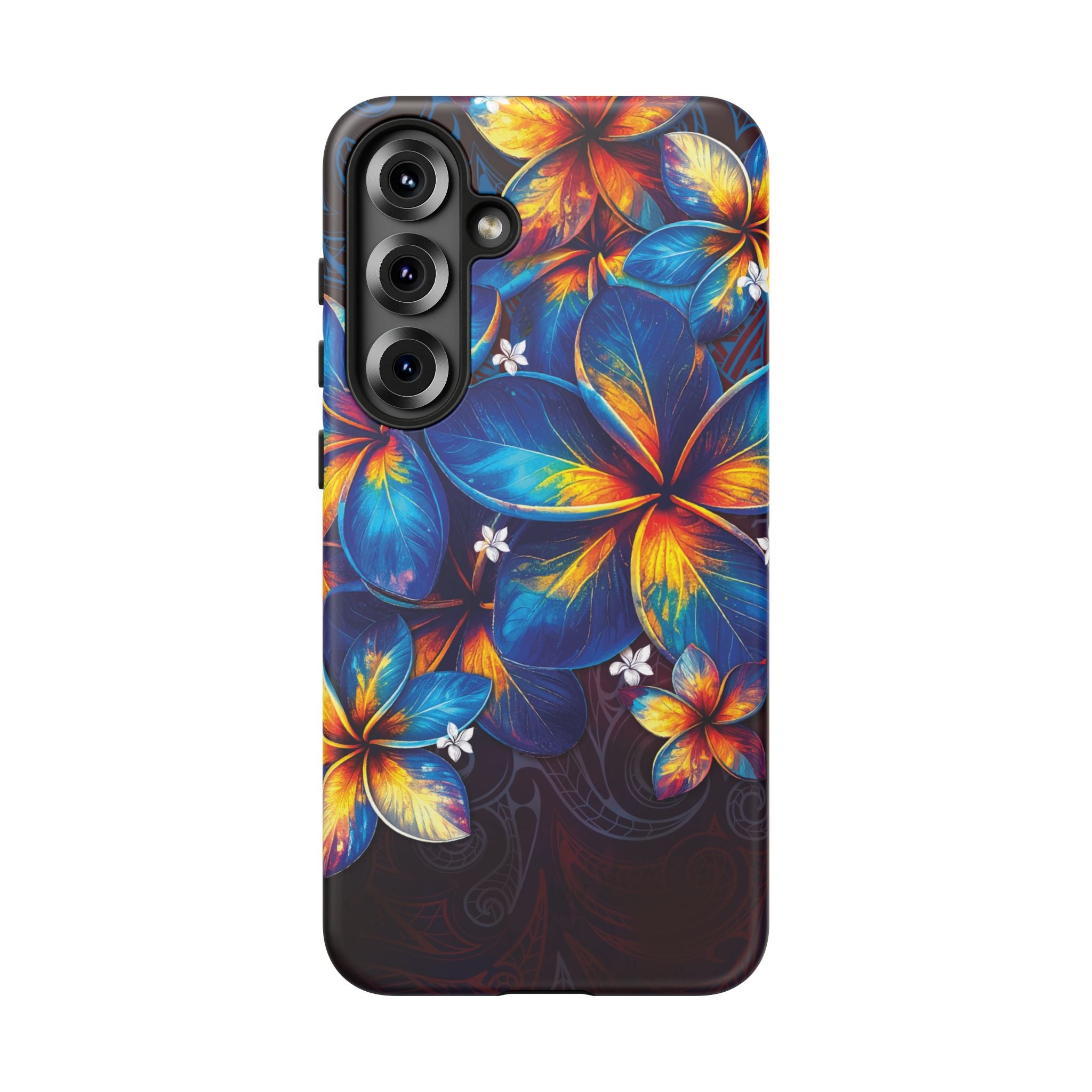 Nohea Twilight Tough Samsung Galaxy Case Side View - Dual Layer Drop Protection Hawaiian Phone Case - The Local Banyan