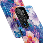 Aloha Wai Tough Samsung Galaxy Case Side View - Dual Layer Drop Protection Hawaiian Phone Case - The Local Banyan