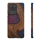 Rooted Tough Samsung Galaxy Case Samsung Galaxy S20 Ultra Glossy - Hawaiian Koa Wood Island Strength Tribal Design - The Local Banyan