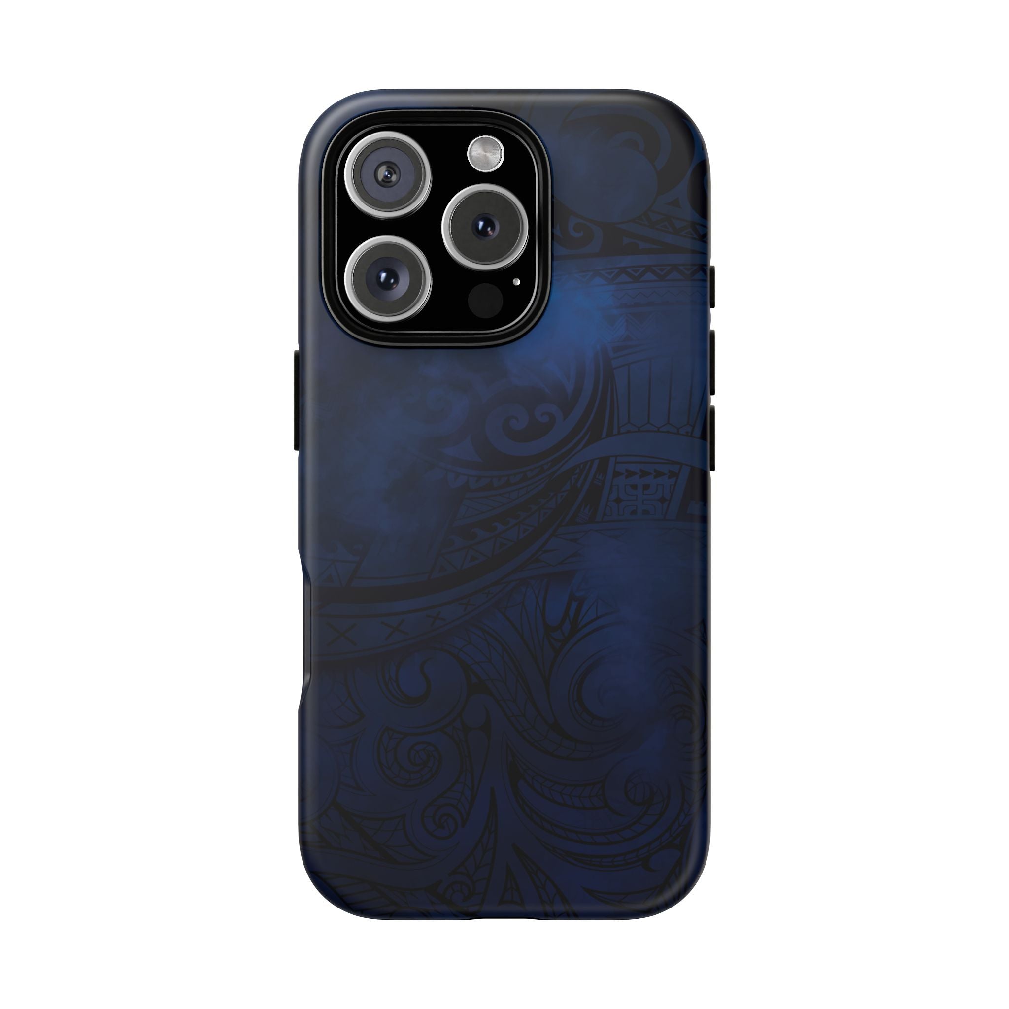 Midnight Essence Tough iPhone Case Side View - Dual Layer Drop Protection Hawaiian Phone Case - The Local Banyan