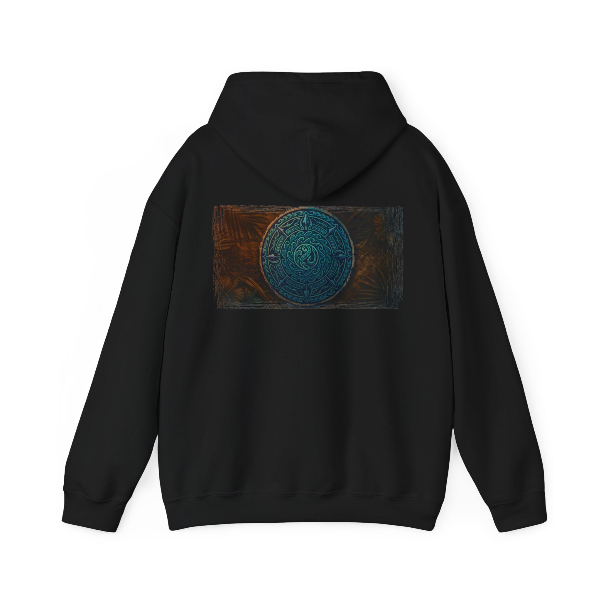 Makau Mana Heavy Blended Hooded Sweatshirt Black S The Local Banyan
