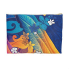 Mauna Sunrise Travel Pouch Pouches The Local Banyan Large White zipper